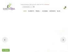 Tablet Screenshot of elementsspacr.com